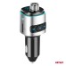 Transmiter samochodowy FM 2×USB-A microSD 12V 24V AMIO-04654