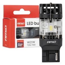Żarówka LED LumiTec T20S 7440 W21W 12V FULL CANBUS biała AMIO-04686