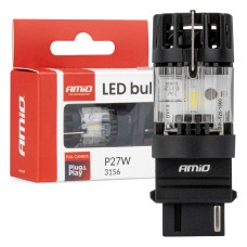 Żarówka LED LumiTec 3156 P27W 12V FULL CANBUS biała AMIO-04690