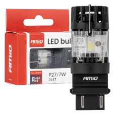 Żarówka LED LumiTec 3157 P27/7W 12V FULL CANBUS biała AMIO-04691