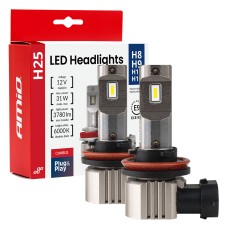 Żarówki samochodowe LED seria H25 CANBUS H8 H9 H11 H16 12V 31W AMIO-04713