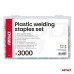 Zestaw zszywek do plastiku duży 3000szt. AMIO-04743 Zestaw zszywek do plastiku duży 3000szt. AMIO-04743