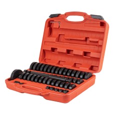 Zestaw narzędzi do montażu i ściągania tulei łożysk i uszczelek 52el. AMIO-04771