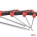 Zestaw kluczy torx z rękojeścią poprzeczną 8szt. AMIO-04827