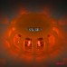 Lampa ostrzegawcza awaryjna z funkcją latarki 3xAAA IP65 12SMD + 3SMD światło pomarańczowe AMIO-04828