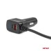 Rozdzielacz gniazda zapalniczki z ładowarką 3xUSB-A USB-C QC 3.0 PD 3.0. 148W AMIO-04836