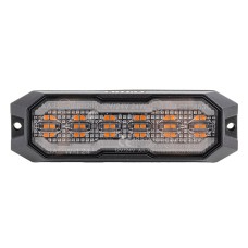 Lampa ostrzegawcza obrysowa pomarańczowa z funkcją świateł pozycyjnych czerwonych LED R65 R148 12V 24V 24W AMIO-04863