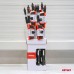 Zestaw szczotek przepływowych teleskopowych w ekspozytorze 108-180cm 12szt. AMIO-04896