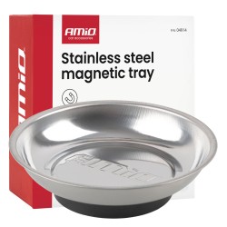 Miska magnetyczna ze stali nierdzewnej 110mm AMIO-04914 Miska magnetyczna ze stali nierdzewnej 110mm AMIO-04914