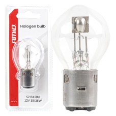 Żarówka halogenowa S2 12V 35/35W BA20d blister AMIO-04919