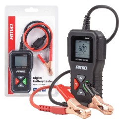 Cyfrowy tester akumulatora 2–220 Ah 6V 12V 24V AMIO-04920 Cyfrowy tester akumulatora 2–220 Ah 6V 12V 24V AMIO-04920