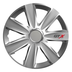 Kołpak samochodowy carbon srebrny GTX 16" cali