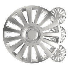 Kołpaki samochodowe 4szt. komplet Luxury srebrne 13" cali COLOR BOX