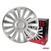 Kołpaki samochodowe 4szt. komplet Luxury srebrne 13" cali COLOR BOX