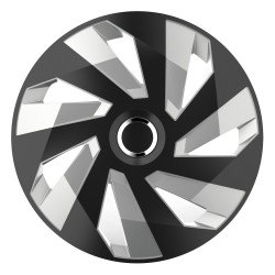 Kołpak samochodowy czarno srebrny Vector RC 16" cali