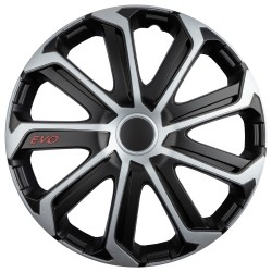 Kołpak samochodowy Evo black&silver 15" cali
