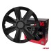 Kołpaki samochodowe 4szt. komplet GTX carbon czarny 16" cali COLOR BOX