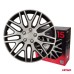 Kołpaki samochodowe 4szt. komplet Dakar czarno srebrne 15" cali COLOR BOX