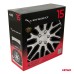 Kołpaki samochodowe 4szt. komplet Dakar czarno srebrne 15" cali COLOR BOX