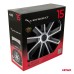 Kołpaki samochodowe 4szt. komplet EVO czarno srebrne 15" cali COLOR BOX