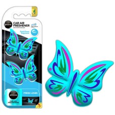 Odświeżacz powietrza AROMA FANCY SHAPES BUTTERFLY Fresh Linen