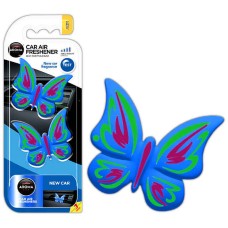 Odświeżacz powietrza AROMA FANCY SHAPES BUTTERFLY New Car