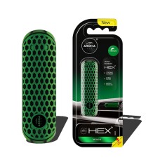 Odświeżacz powietrza AROMA FANCY SHAPES POLYMER HEX Lemon