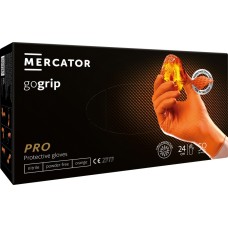 Rękawice nitrylowe pomarańczowe Mercator GoGrip Orange 50 sztuk rozmiar XL