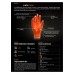 Rękawice nitrylowe pomarańczowe Mercator GoGrip Orange 50 sztuk rozmiar XL