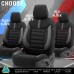 Komplet pokrowców na fotele samochodowe OTOM LIMITED 101 BLACK/RED 3-ZIP