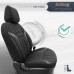 Komplet pokrowców na fotele samochodowe OTOM SWAN 501 BLACK 3-ZIP