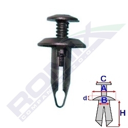 Kołek rozporowy FORD 58211Z ROMIX (1007932) Kołek rozporowy FORD 58211Z ROMIX (1007932)