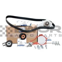 Rozrząd kompletny FORD B-MAX, ECOSPORT, FIESTA VI, FOCUS III, MONDEO IV / V, TOURNEO COURIER, TRANSIT COURIER (pasek + rolki + pompa cieczy) 1.5D/1.6D (FORD oryginał-2008686)