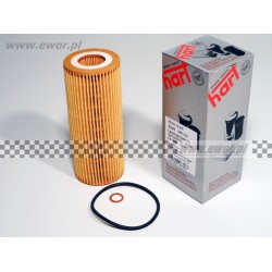 Filtr oleju BMW 1 (E81), 1 (E87), 3 (E46), 3 (E90), 3 (E91), 5 (E60), 5 (E61), 7 (E65, E66, E67), X3 (E83) 2.0/2.0D/4.4D 09.01-02.14 ( HART-WT526019V)