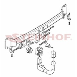 Hak holowniczy wypinany BMW F10 F11 (Steinhof-B-065)