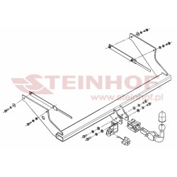 Hak holowniczy wypinany FORD Focus MK II Kombi (Steinhof-F-239)