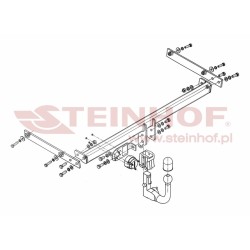 Hak holowniczy wypinany FORD Fiesta VI (Steinhof-F-248)