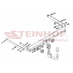 Hak holowniczy wypinany FORD Kuga II (Steinhof-F-256)
