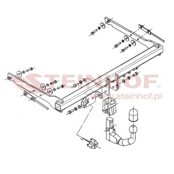 Hak holowniczy wypinany FORD Mondeo MK IV (Steinhof-F-268)