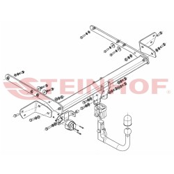 Hak holowniczy wypinany FORD Mondeo MK V (Steinhof-F-274)