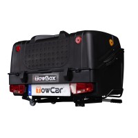 Towbox V1 Black Edition - bagażnik box montowany na hak 280L 50kg