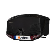 Towbox Alpha urban black - box bagażowy montowany na hak 330L 58kg