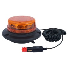 Lampa ostrzegawcza 12 HP LED 12/24V na magnes, pomarańczowa, E9 ECE R65