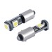 Żarówka VISION H6W BAX9s 12V 3x 5050 SMD LED, CANBUS, biała, 1 szt.