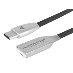 Kabel do ładowania i synchronizacji, 120 cm, USB > USB-C, czarny
