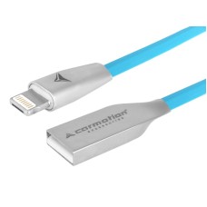 Kabel do ładowania i synchronizacji, 120 cm, USB > zespolone micro USB & Lightning, niebieski