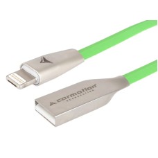 Kabel do ładowania i synchronizacji, 120 cm, USB > zespolone micro USB & Lightning, zielony