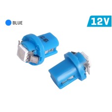 Żarówka VISION T5 BAX B8.5d 12V 1x 5050 SMD LED, niebieska, 2 szt.