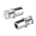 Żarówka VISION P21W BA15s 12V 8x 5050 SMD LED, biała, 2 szt.