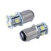 Żarówka VISION P21/5W BAY15d 12V 8x 5050 SMD LED, biała, 2 szt.